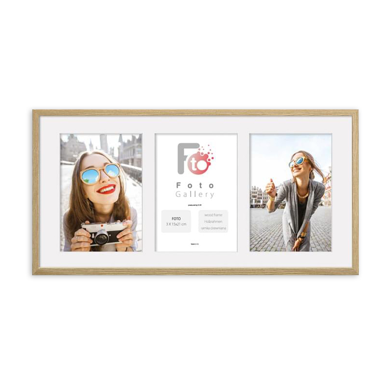 Ramka drewniana Galeria FOTO GALERIA NATURAL dębowy