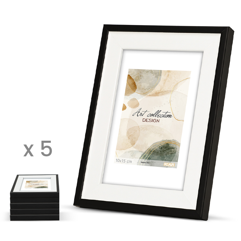 Ramka na zdjęcia GRADO DUO PAK BC biało - czarny