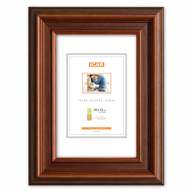 Ramka drewniana DRZ S 44 brązowy ciemny