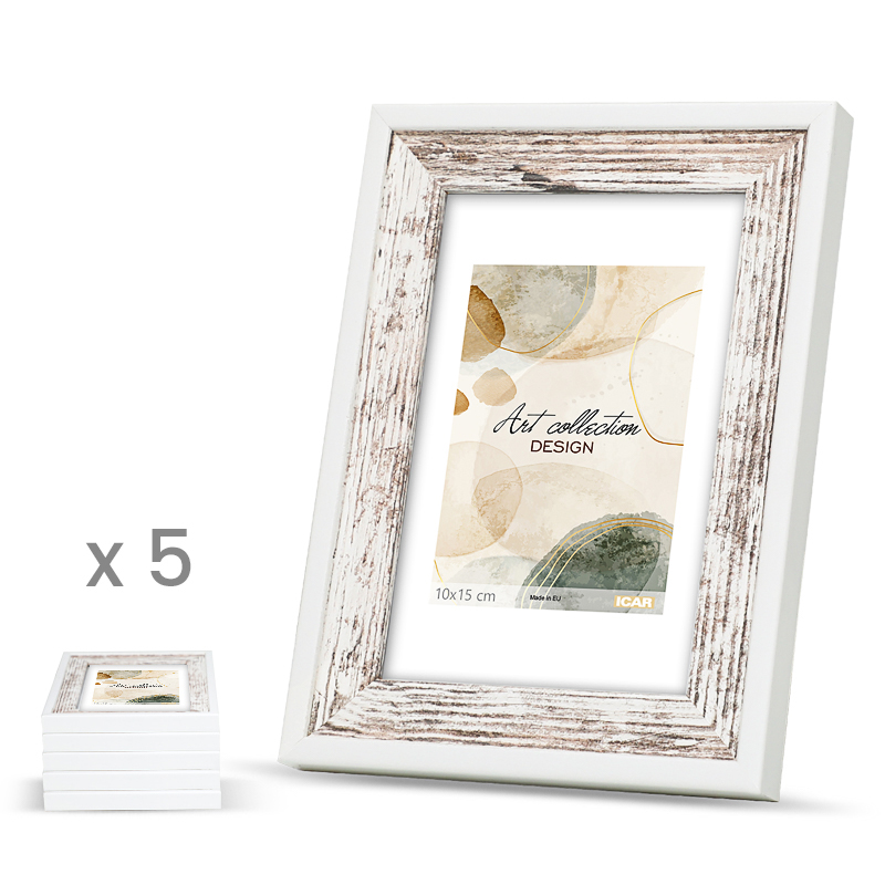 Ramka na zdjęcia GRADO DUO PAK BB biała sosna - biały