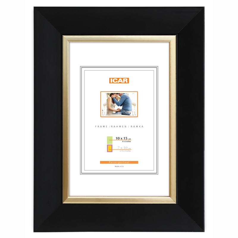 Holzrahmen DRZ E 2 schwarz